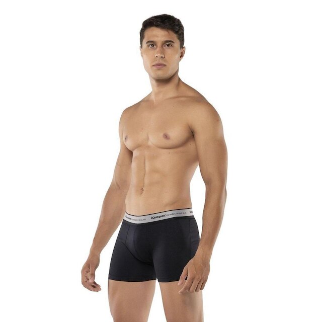 Cuecas Boxer Box Adulto Microfibra Keeper Atacado Kit Com 10