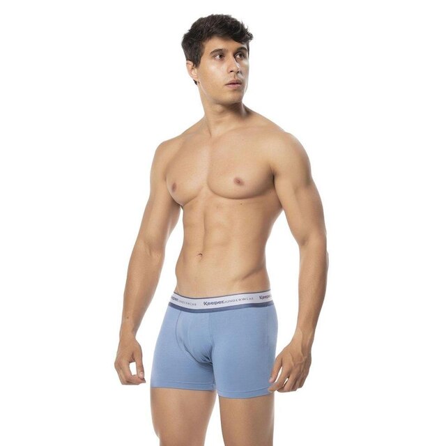 Cuecas Boxer Box Adulto Microfibra Keeper Atacado Kit Com 10