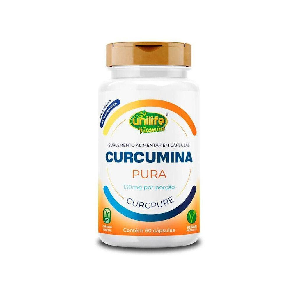 Curcuma Pura 60 Caps 450mg - Unilife