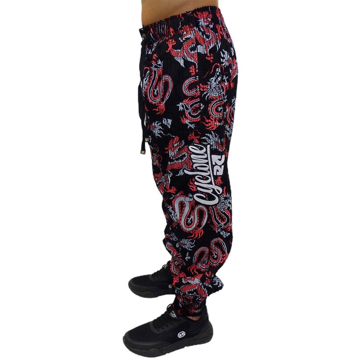 Cyclone Calça Veludo Banzai PTO/VERM PP/XS | Zattini