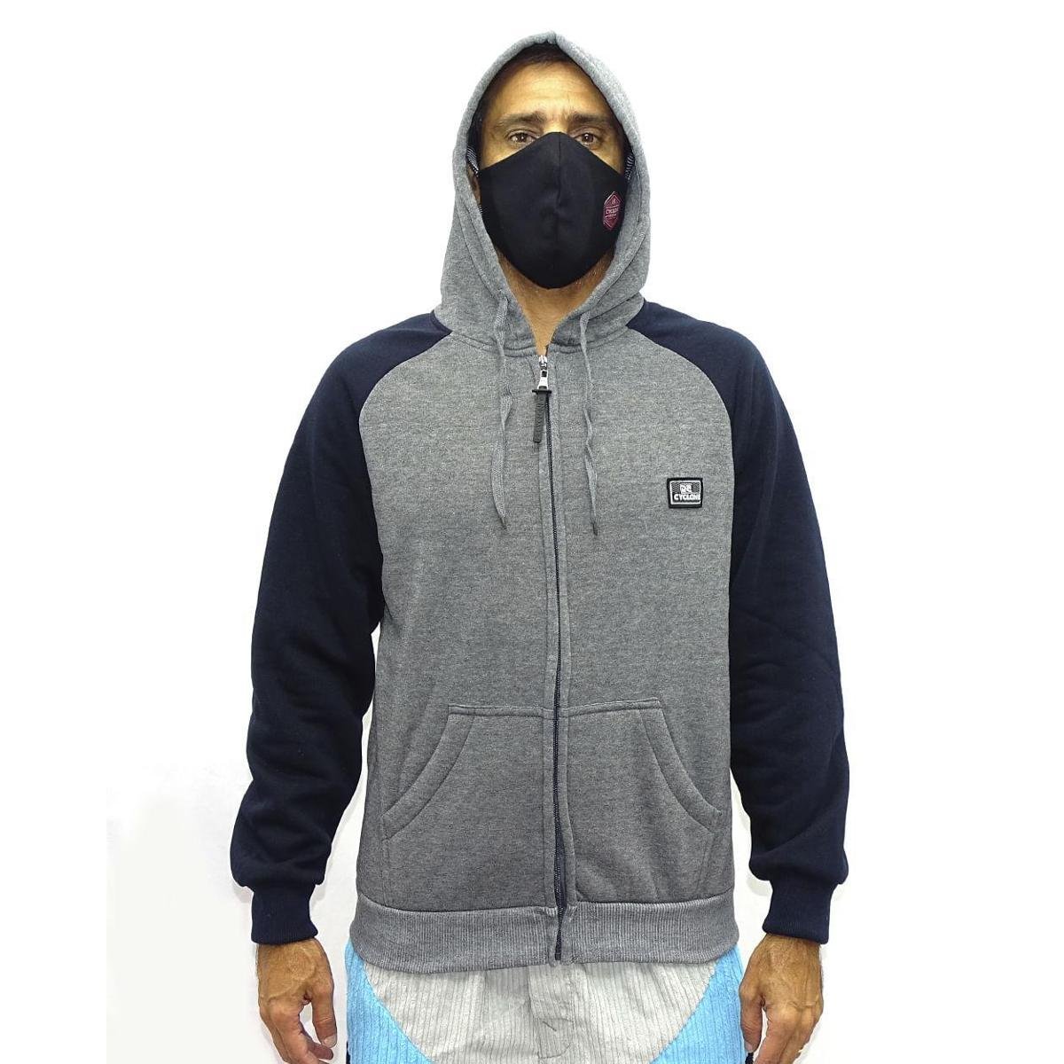 dark blue thrasher moletom com capuz