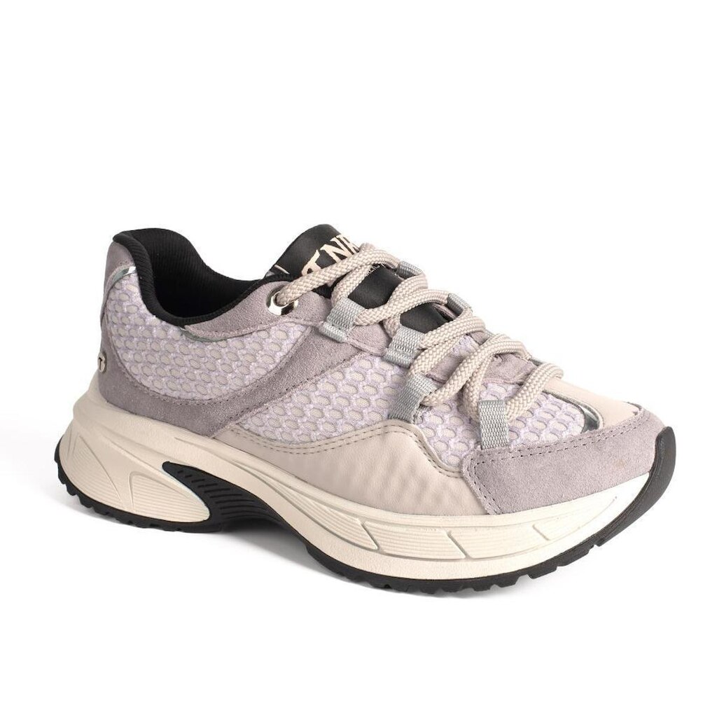 Dad Sneaker Tanara Em Couro Feminino T9362