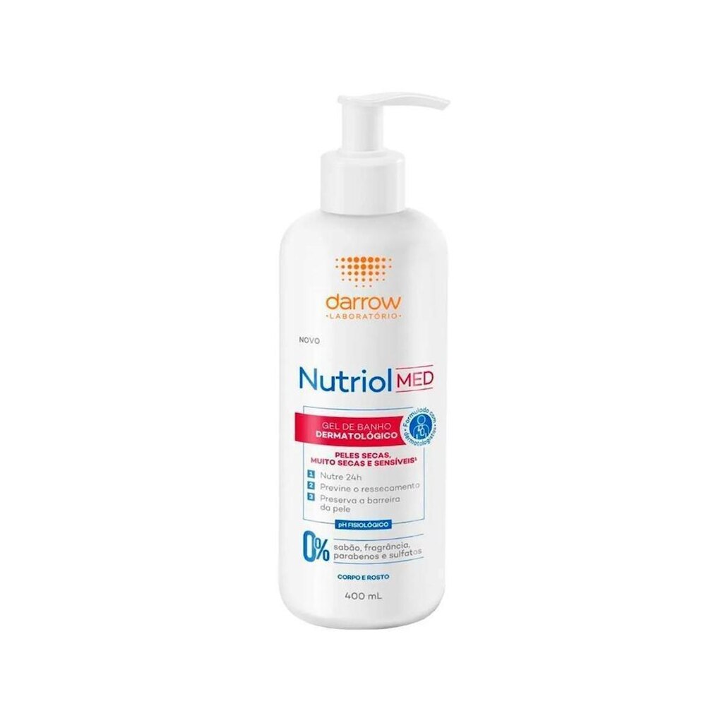 Darrow Nutriol Med Gel De Banho 400ml
