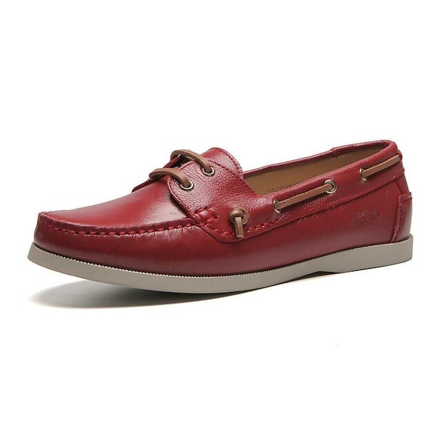 Deckshoes Feminino Ascoli Bolonha Vermelho