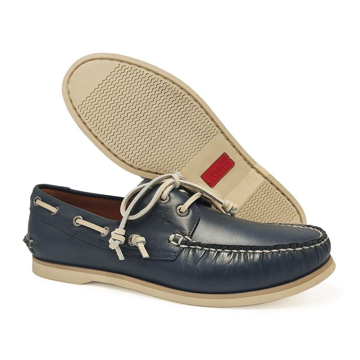 Sapato Samello Antigo Dock Sider Samello Sapatenis Samello