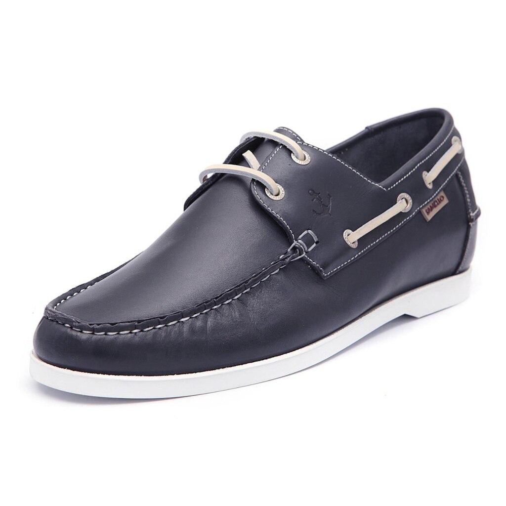 Deckshoes Samello Elevator Ancora Couro Masculino