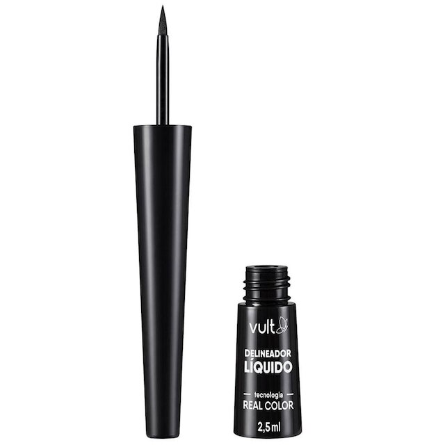 Delineador Liquido Preto Vult Preto
