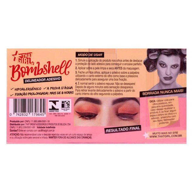 Deliniador Adesivo That Girl Bombshell 2 Pares