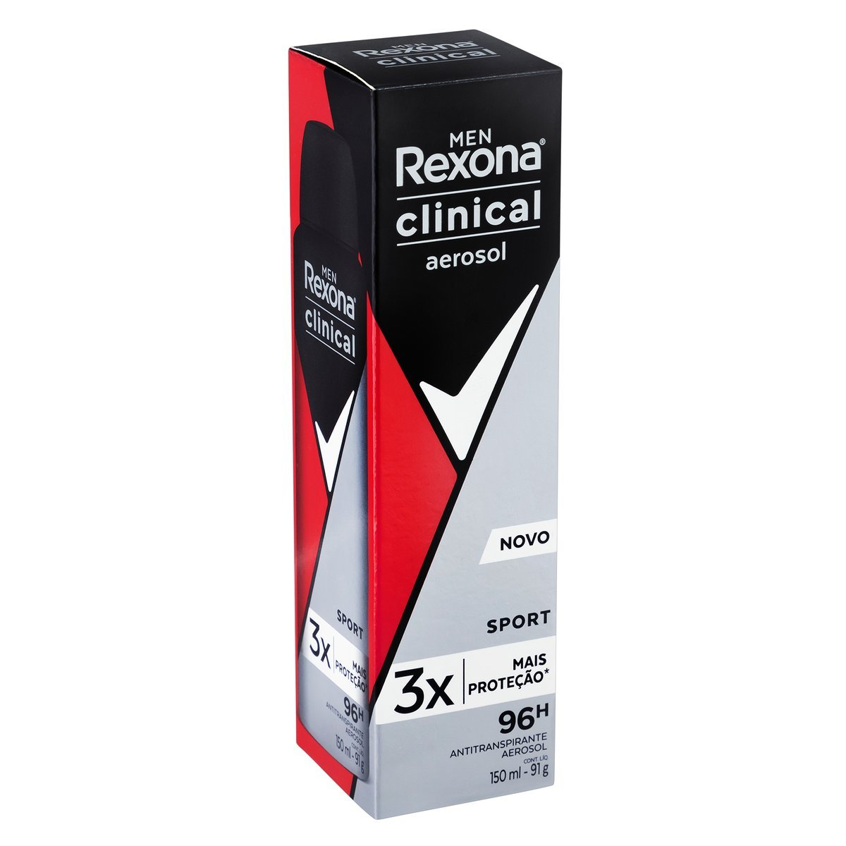 Desodorante Rexona Antitranspirante Aerosol Clinical Sport Masculino 150ml - Incolor é ruim? Desodorante Rexona Antitranspirante Aerosol Clinical Sport Masculino 150ml - Incolor é boa?