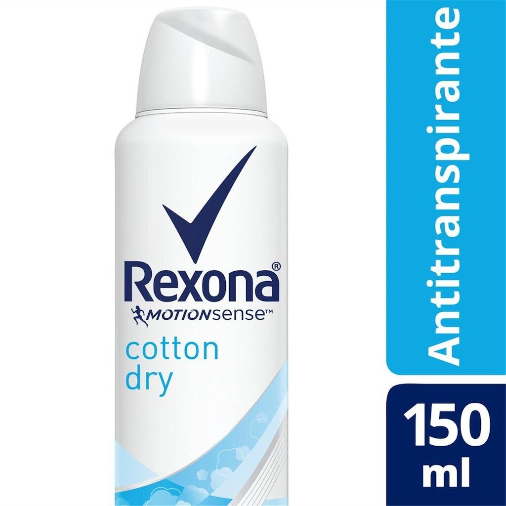 Desodorante Rexona Cotton Dry 48 horas Aerosol Feminino 150ml