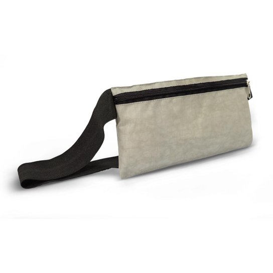 Doleira Porta Dinheiro Com Eslático Discreto Para Guardar Objetos - Bege