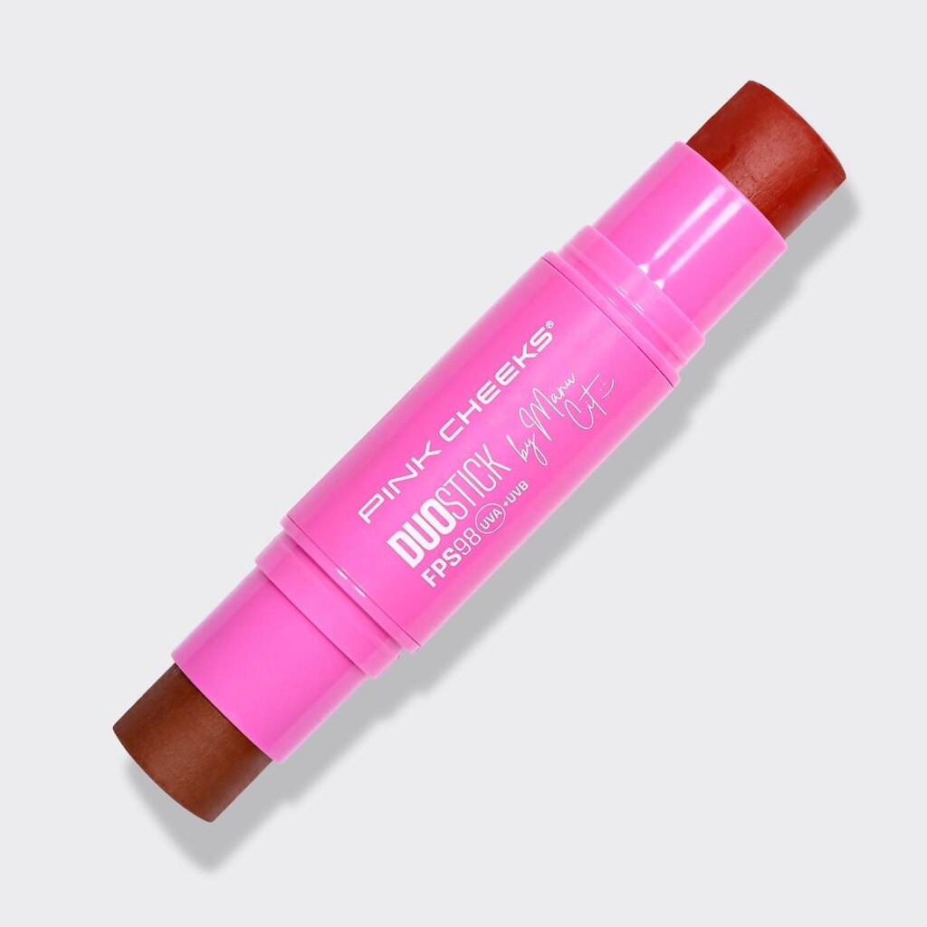 Duo Stick Heat e Bronzer Trópico FPS 98 FPUVA 46 by Manu Cit 2x6g PINK CHEEKS