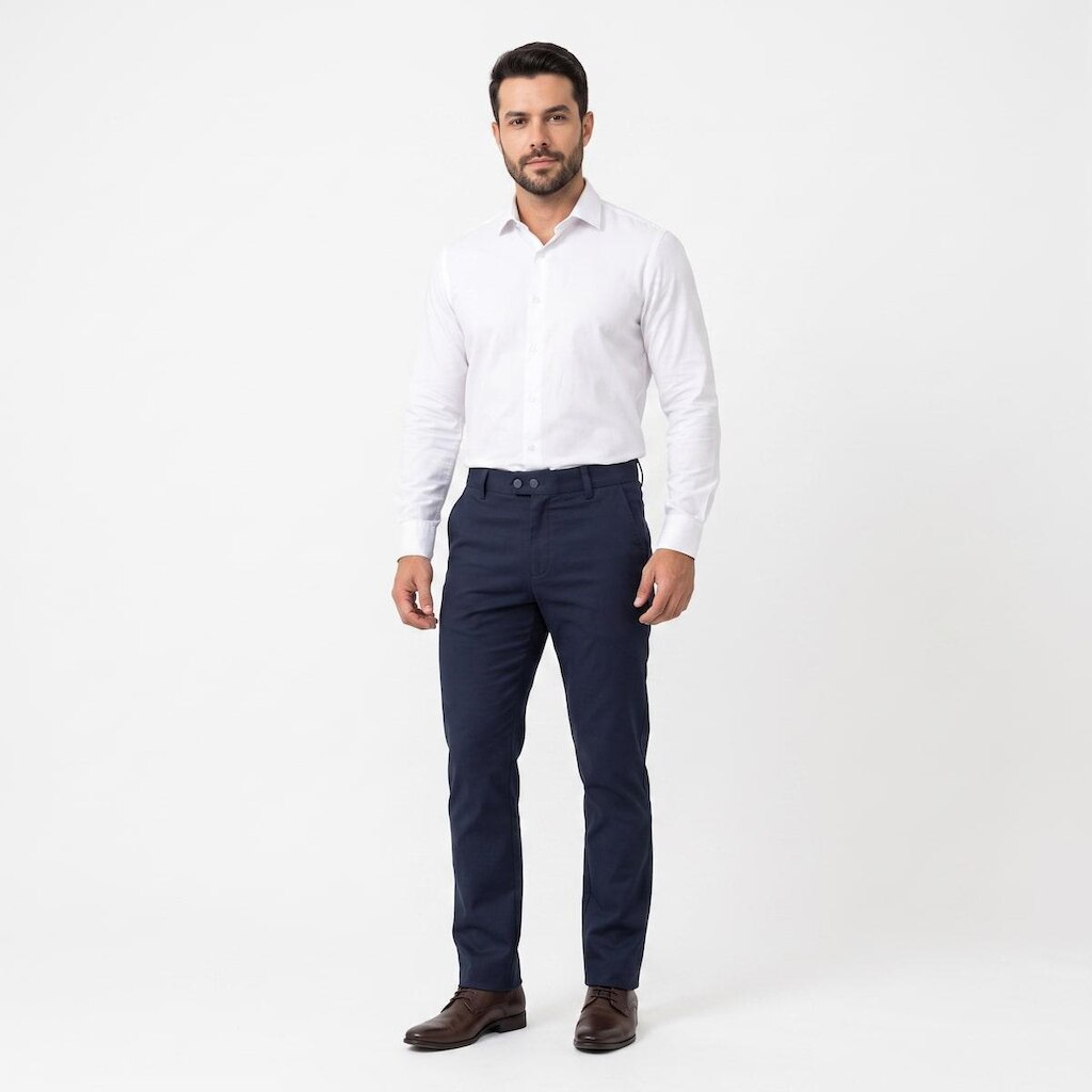 Elegância Sem Esforço: Calça Social Masculina Janamor JCK02