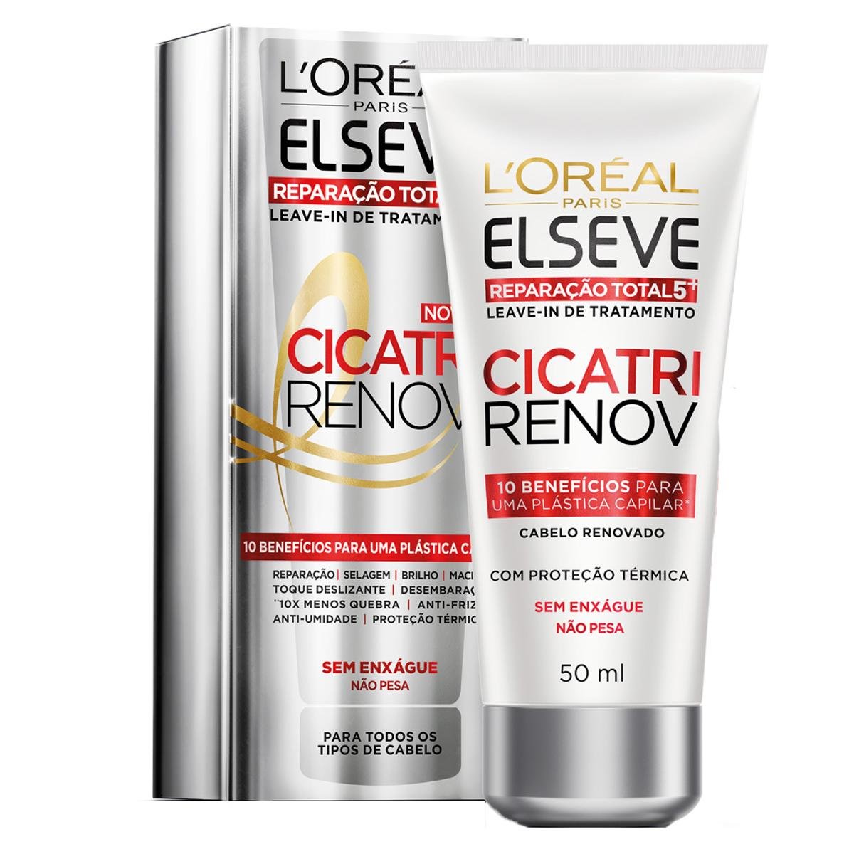 Elseve Cicatri Renov - Leave-In 50ml Menor preço em Elseve Cicatri Renov - Leave-In 50ml