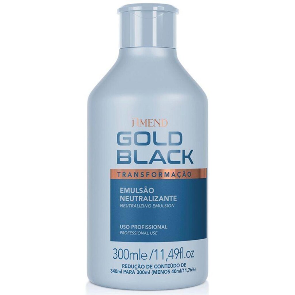 Emulsão Neutralizante Amend Gold Black 300ml