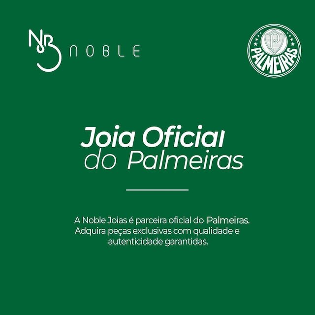Escapulário Duplo Oficial Palmeiras Prata 925 com Pingentes Licenciados e Embalagem Premium
