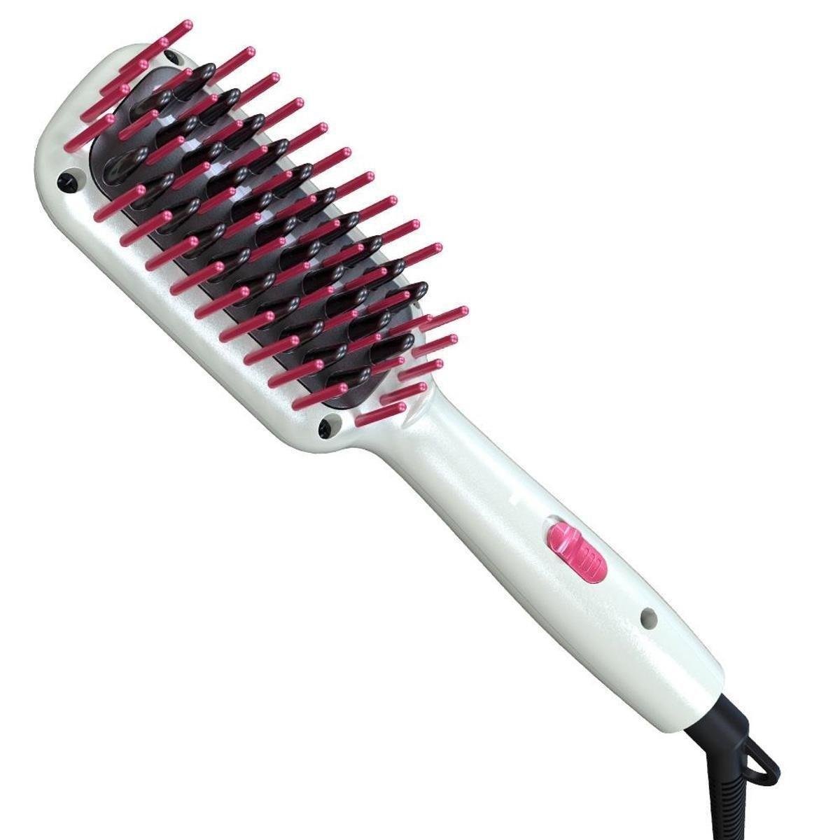 Escova Alisadora Gama Italy Innova Íon 200°C Branca - Bivolt - Incolor Menor preço em Escova Alisadora Gama Italy Innova Íon 200°C Branca - Bivolt - Incolor