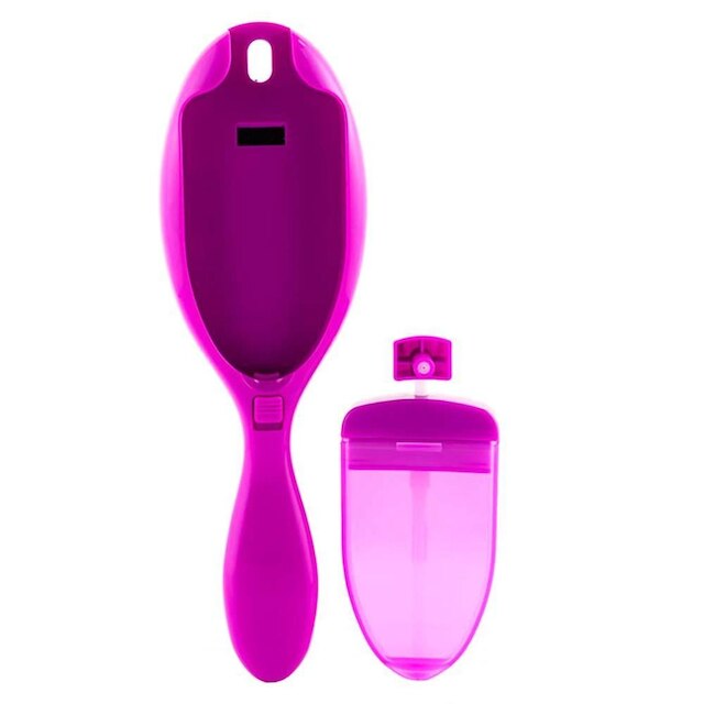 Escova De Cabelo Desembaraçadora Wetbrush Com Dispenser Para Tratamento Roxa