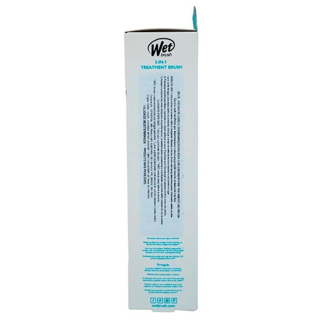 Escova De Cabelo Desembaraçadora Wetbrush Com Dispenser Para Tratamento Roxa