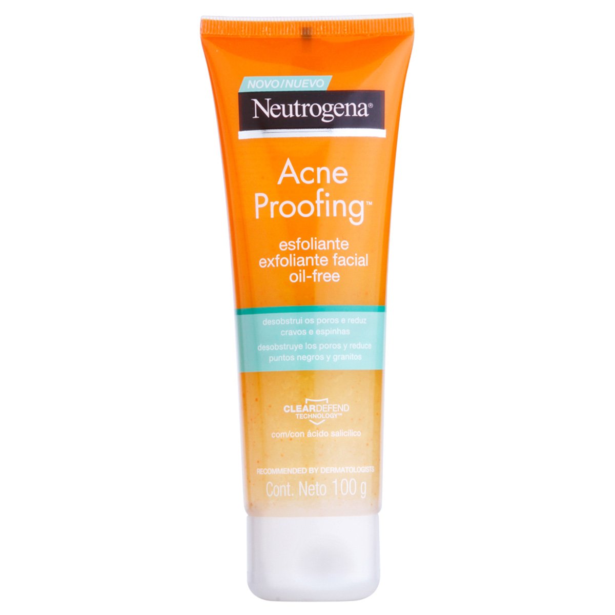 Qual O Melhor Esfoliante Para O Rosto Esfoliante Facial Neutrogena Acne Proofing 100g - Incolor | Zattini