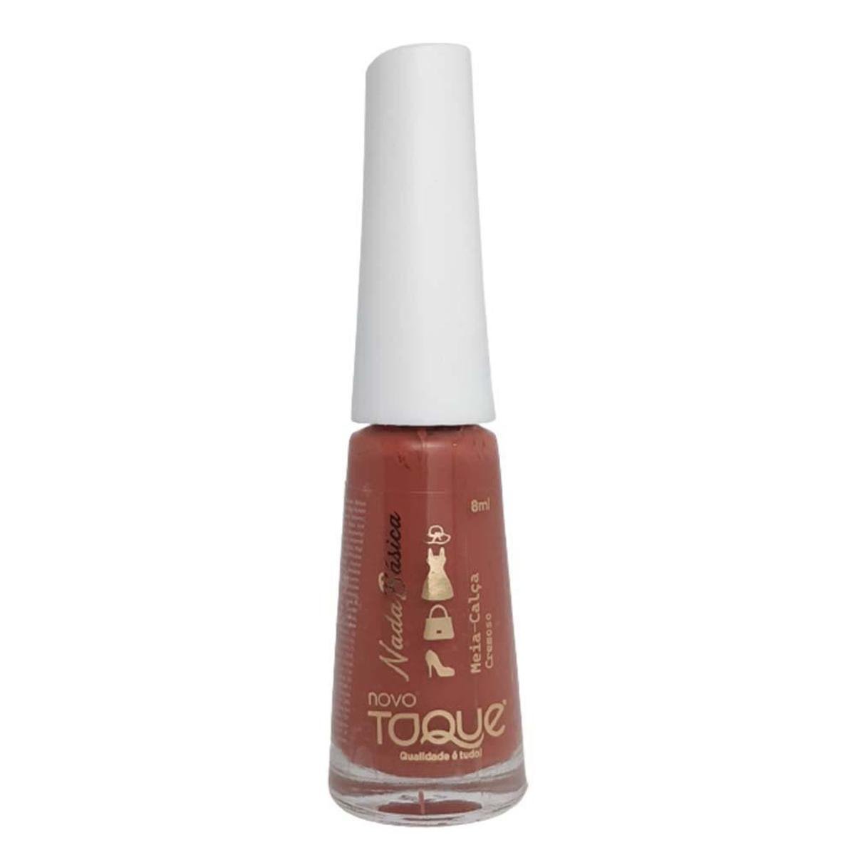 Esmalte Cremoso Meia Calça Novo Toque 8Ml - Incolor Menor preço em Esmalte Cremoso Meia Calça Novo Toque 8Ml - Incolor