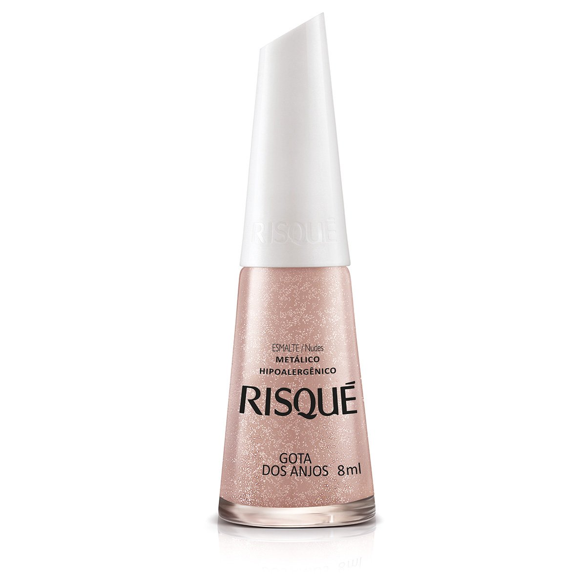 Esmalte Metálico Risqué Gota dos Anjos 8ml - Incolor Menor preço em Esmalte Metálico Risqué Gota dos Anjos 8ml - Incolor
