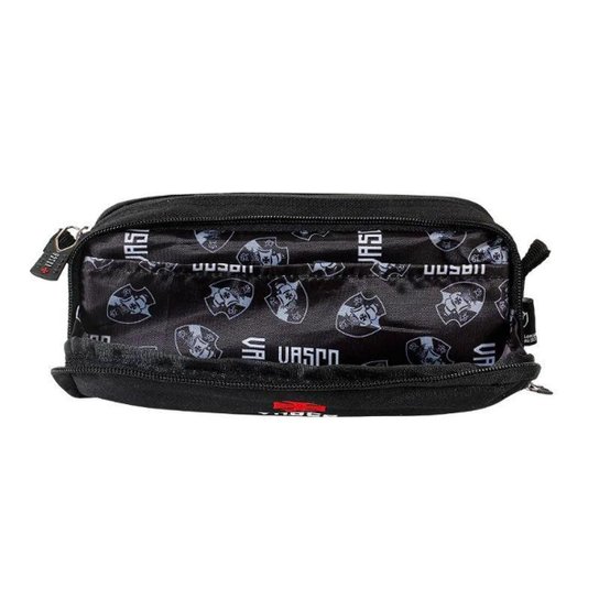 Estojo Bolsinha Escolar Duplo P02 Esportivo Vasco Oficial Licenciado - Ref 16520