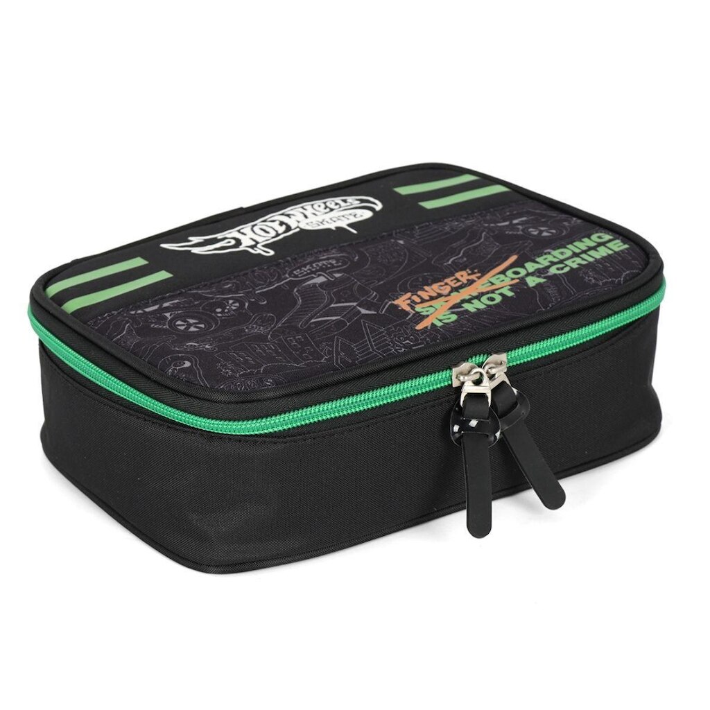 Estojo Box Escolar Juvenil Hot Wheels