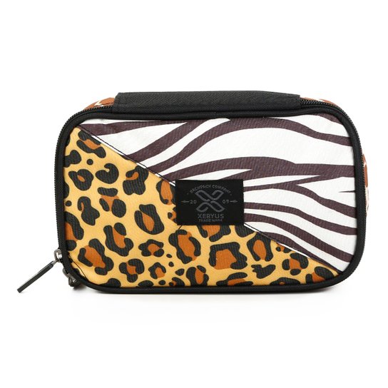 Estojo Xeryus Animal Print Especial Teen - Amarelo+Branco