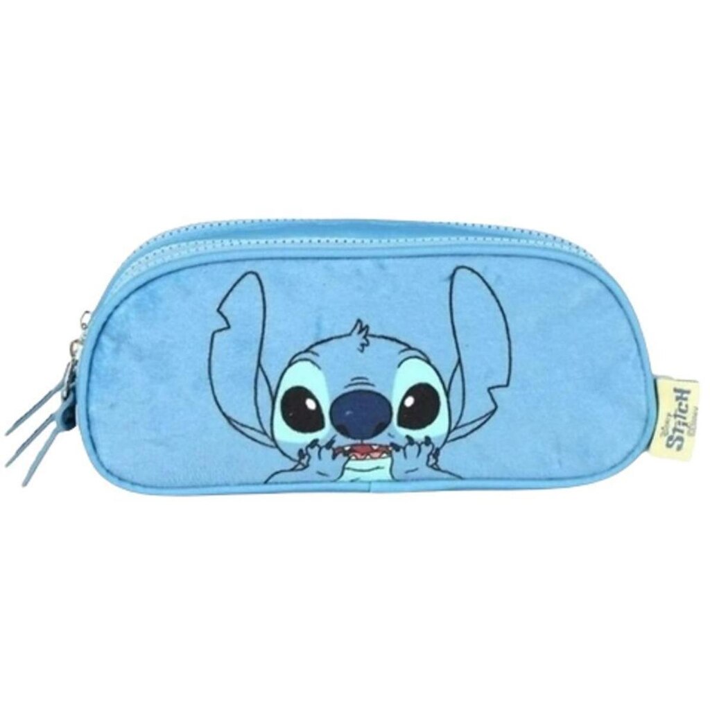 ESTOJO ZÍPER TRIPLO STITCH LUXCEL INFANTIL FEMININO ET50064SC