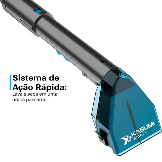 Extratora de Sujeira KABUM! smart Fiber Pro Pulveriza Esfrega e Extrai Autolimpeza 220V KSEL020