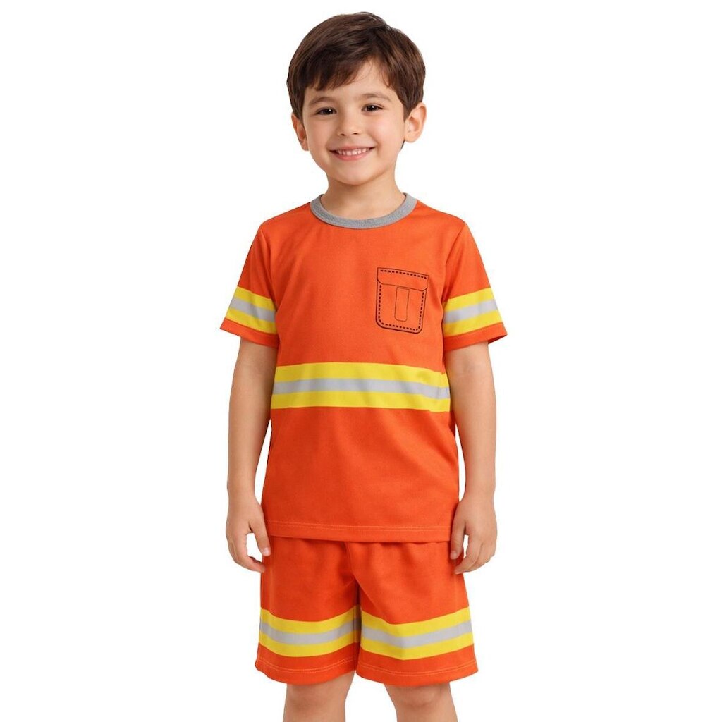 Fantasia Infantil Lixeiro Conjunto Com Camiseta e Short