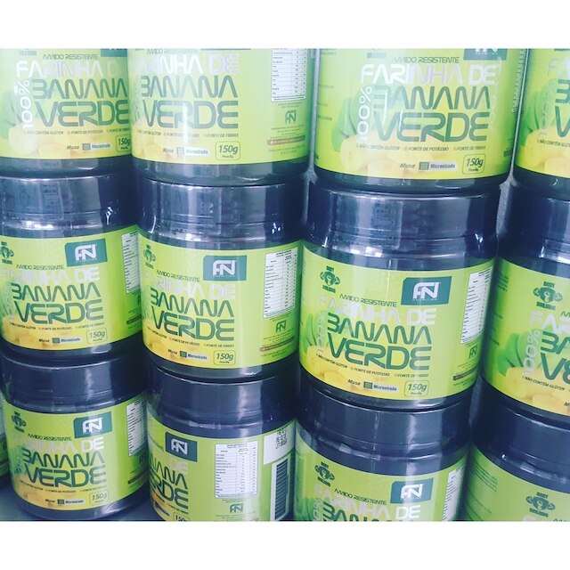 Farinha De Banana Verde Pote De 150Gr Force Nutrition