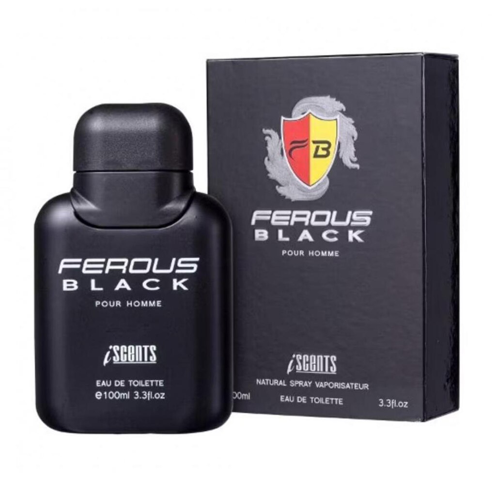 Ferous Black I-Scents Perfume Masculino EDT 100ml - IScents Atacado