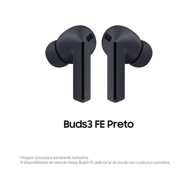 Fone de Ouvido Samsung Buds3 FE com Microfone Cancelamento Ativo de Ruído Esportivo