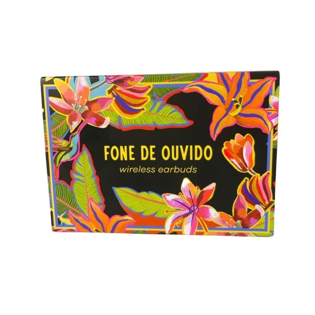 Fone Sem Fio Bluetooth Farm Rio ETC Colagem Floral Original