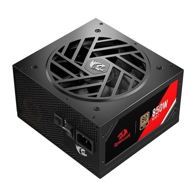 Fonte Gamer Redragon RGMS, 850W Master, 80 Plus, Gold, Preto Gc-ms01