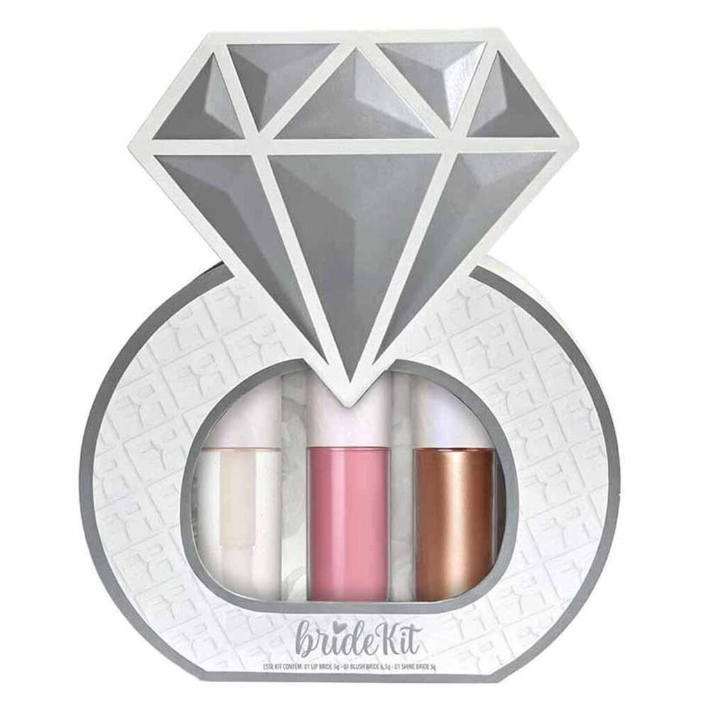 Fran Bride By Franciny Ehlke Kit - Gloss + Iluminador + Blush Kit
