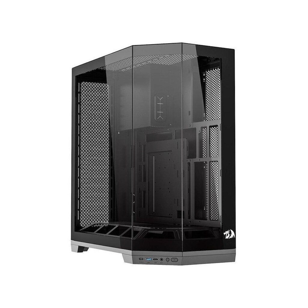 Gabinete Gamer Redragon Edge, Mid Tower, Lateral em Vidro, ATX, Preto - CA-608B