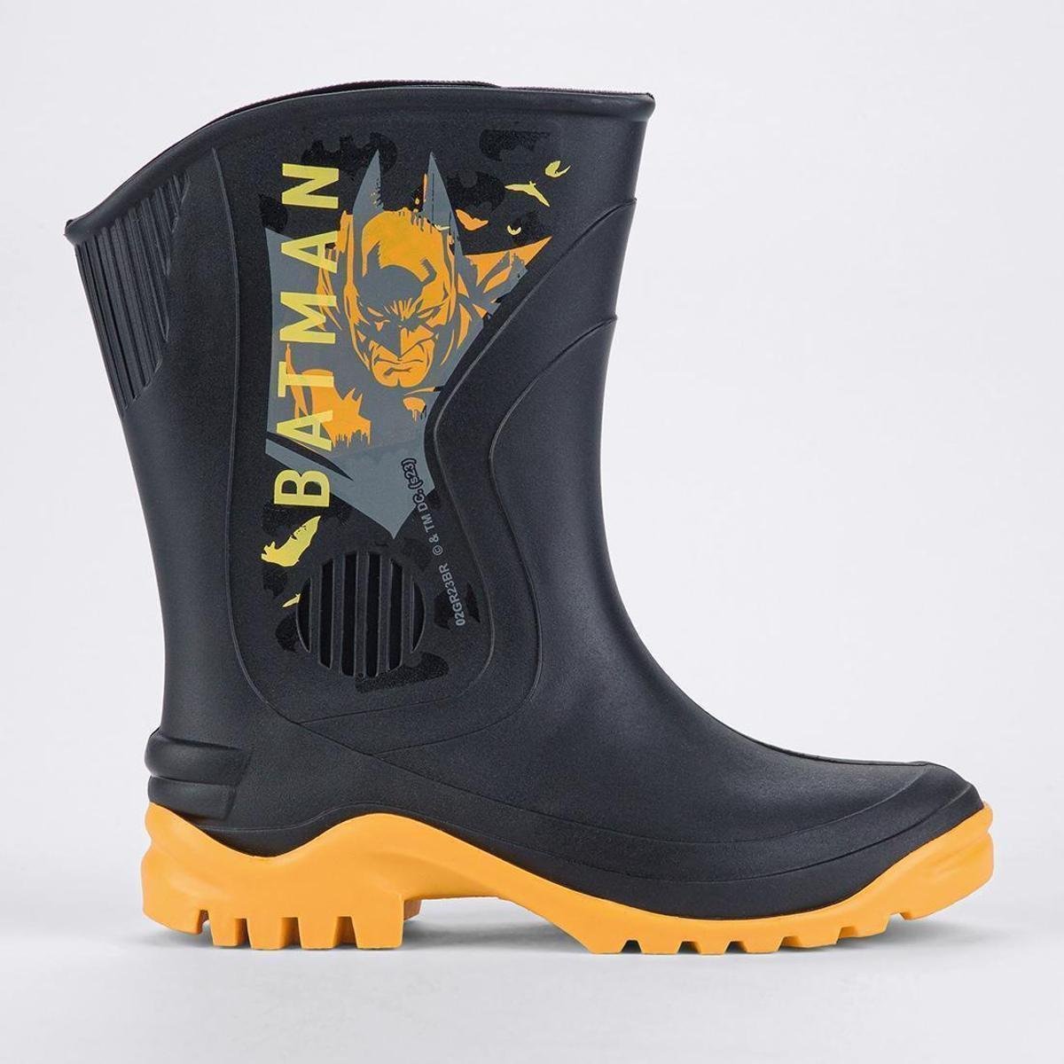 Galocha Batman Origem Liga da JustiΓ§a Bota ImpermeΓ‘vel Coturno