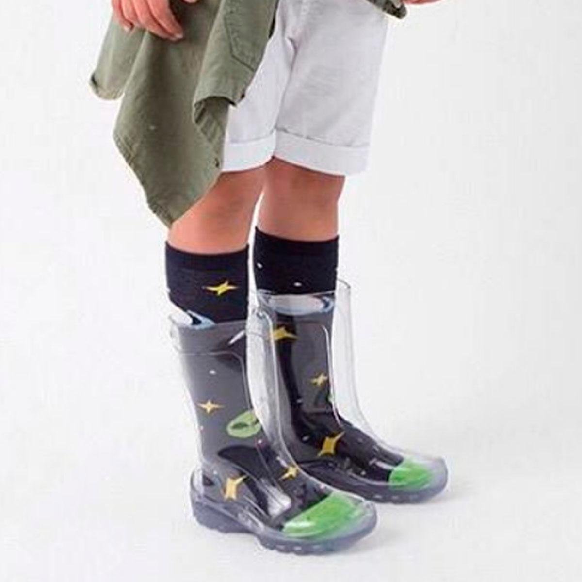 World Colors Galocha Transparente Adulto Galocha Masculina Adulto