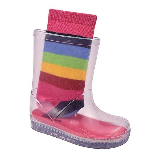 Bota Coturno Bota De Chuva Transparente Galocha Transparente