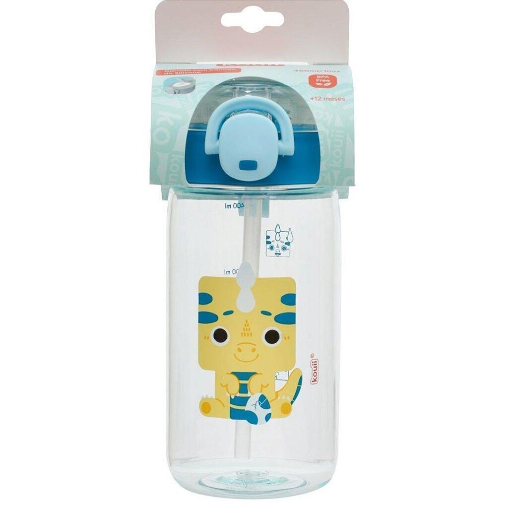 Garrafa Com Canudo Pacific Kouii 460ML Dino Ino