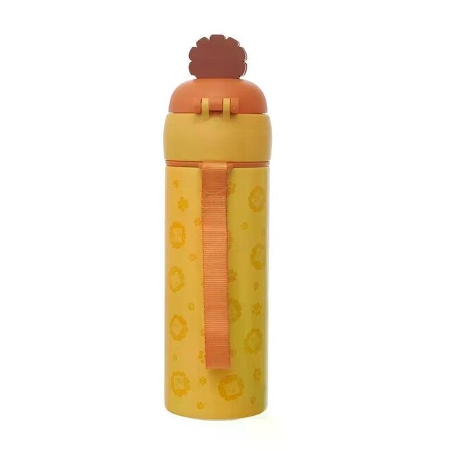 Garrafa De Aço Inox Kouii Pacific Filhotiis Leão Amarelo