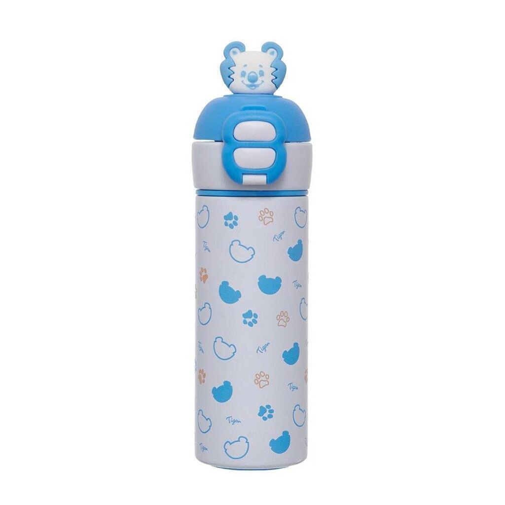 Garrafa Inox Pacific 400ML Tigor T Tigre Tigor Glow Azul