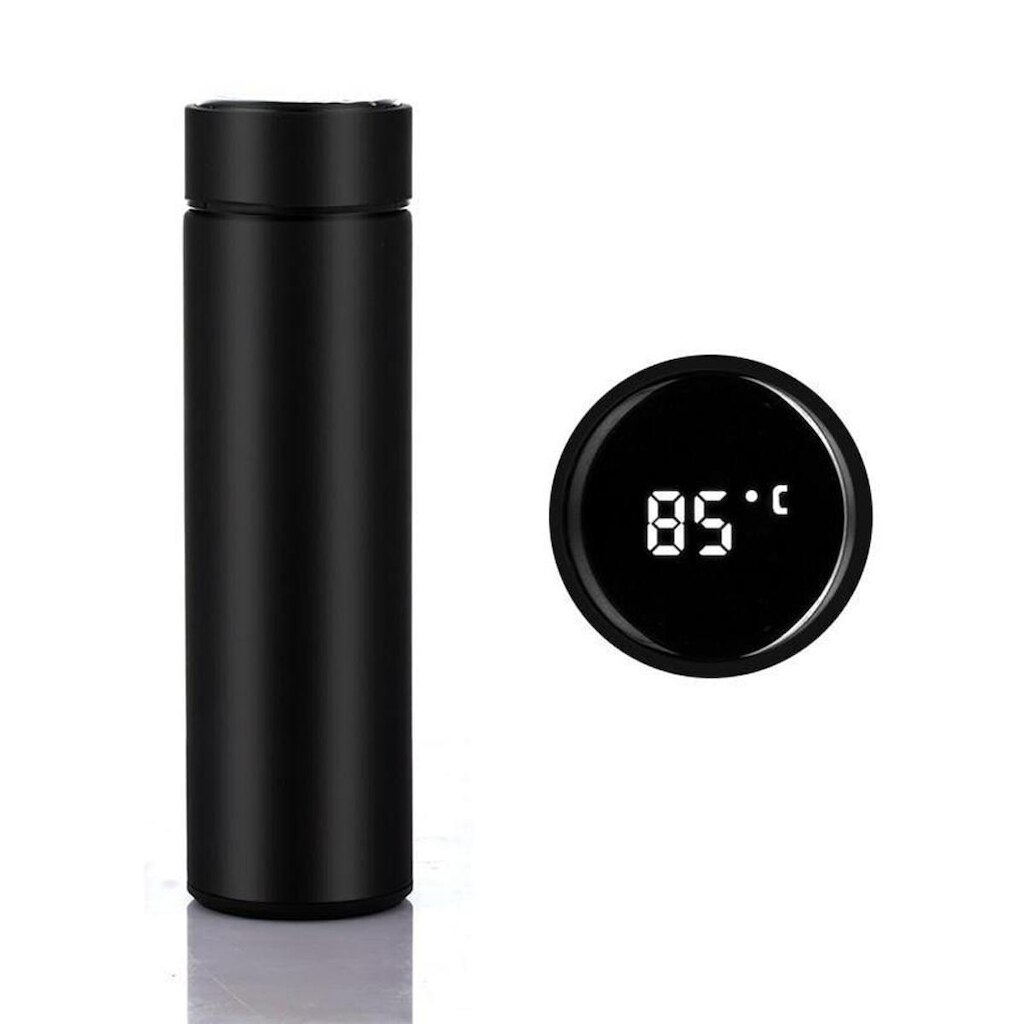 Garrafa Térmica Inteligente com Indicador e Sensor de Temperatura LED