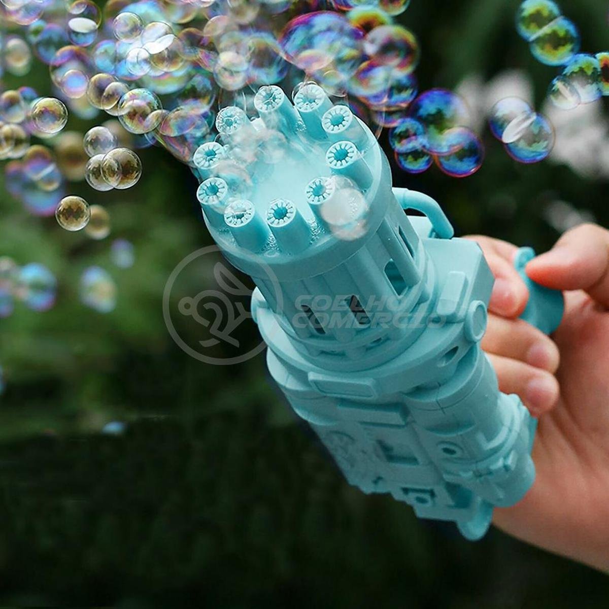 Gatling Máquina Elétrica Brinquedo TikTok Lança Bolhas Sabão Mágica Criança Infantil é ruim? Gatling Máquina Elétrica Brinquedo TikTok Lança Bolhas Sabão Mágica Criança Infantil é boa?