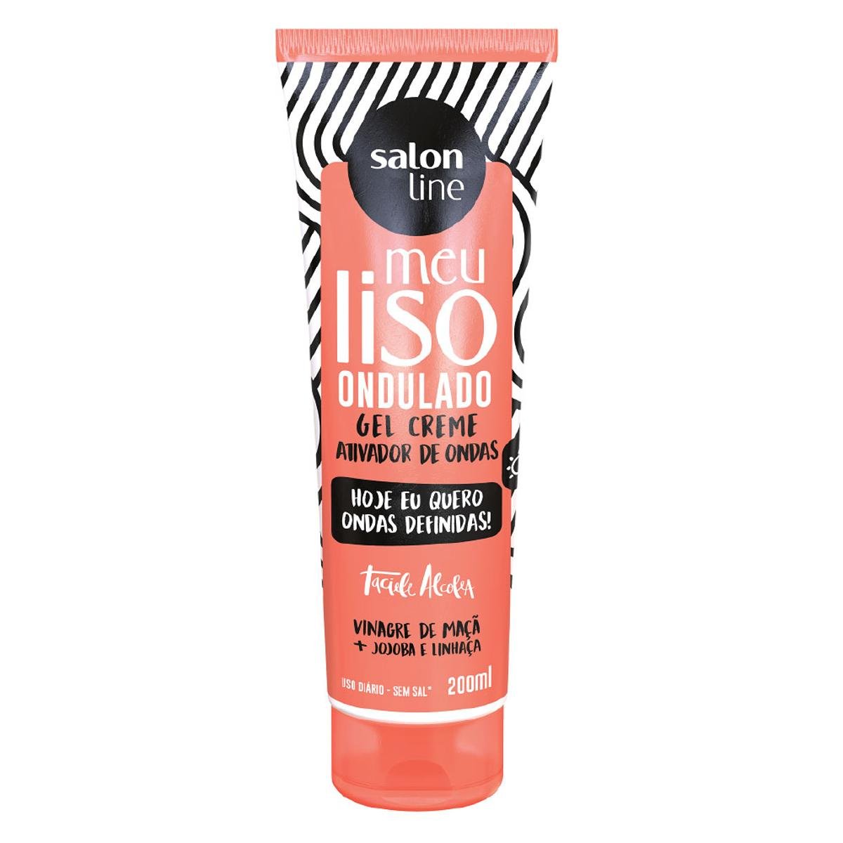 Gel Creme Salon Line Meu Liso Ondulado Ativador 0ml Incolor Zattini