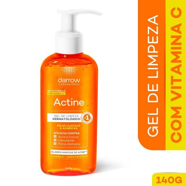 Gel de Limpeza Darrow Actine Vitamina C 140g