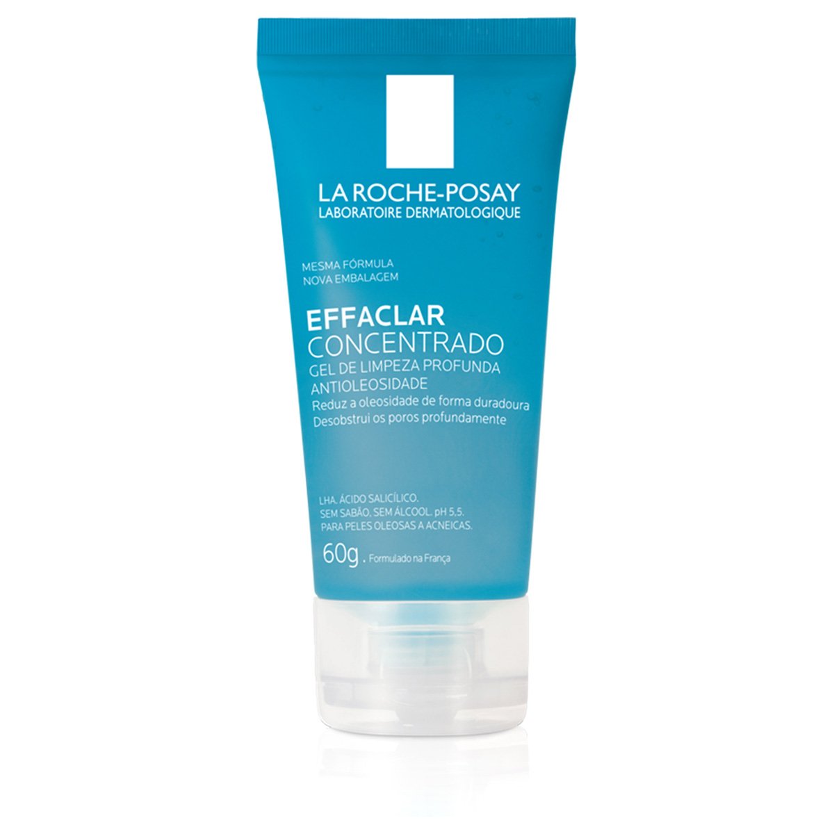 Gel de Limpeza Facial La Roche-Posay - Effaclar Concentrado - 60g - Incolor Menor preço em Gel de Limpeza Facial La Roche-Posay - Effaclar Concentrado - 60g - Incolor